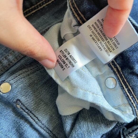 Hudson Womens Flap Beth Flare Jeans W176DHK Size 27 ELT Low Rise Blue - Picture 7 of 7